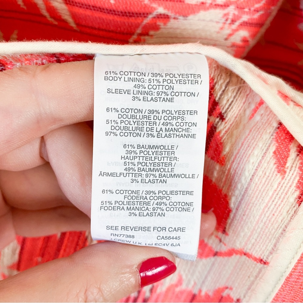 J.CREW COLLECTION Printed Blazer - Picture 6 of 8